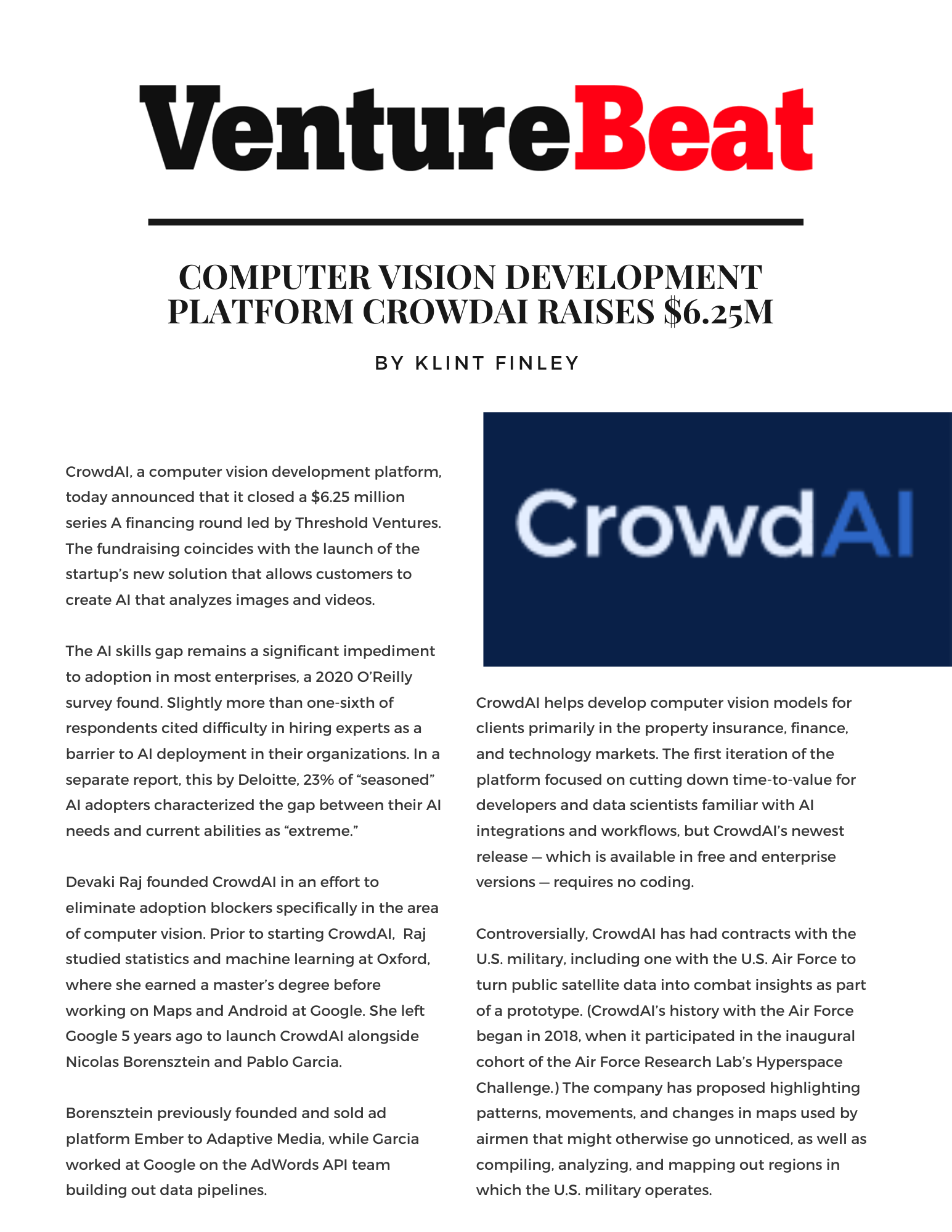 Computer-vision-development-platform-CrowdAI-raises-6.25M