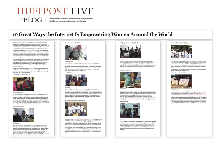 InternetEmpoweringWomenHuffPost